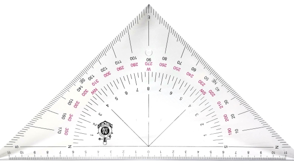 XXL Geodreiecke für Navigation