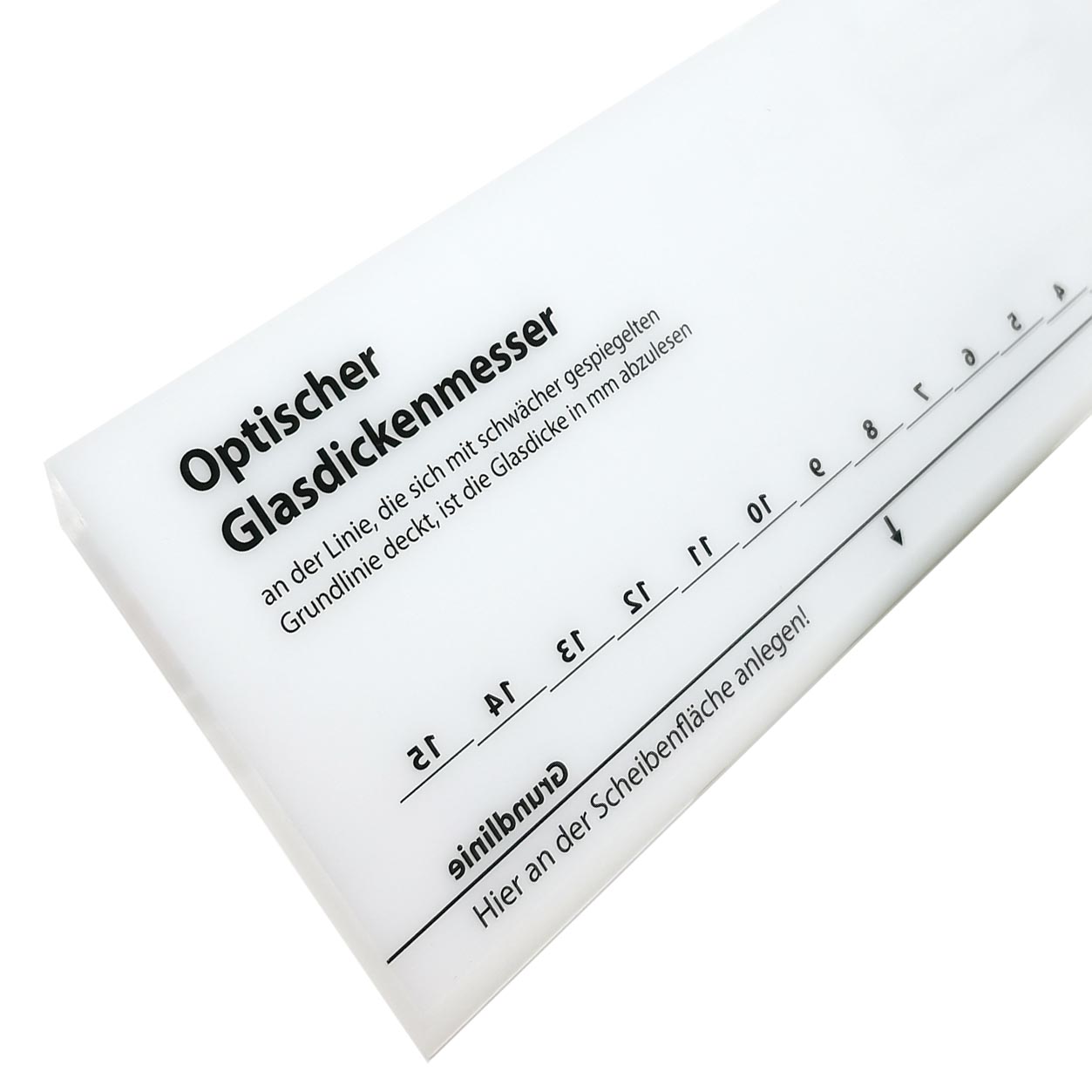 Optischer Glasdickenmesser